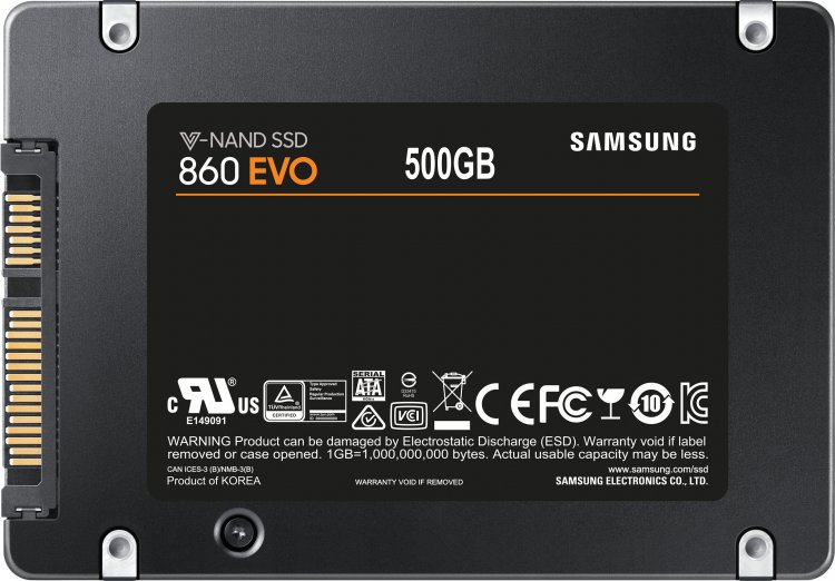 SSD 500GB Samsung 860EVO 2.5 SATA3 - Фото 3
