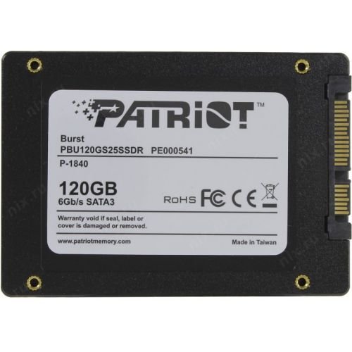SSD 120GB Patriot Burst 2.5 SATA3 BURST - Фото 2